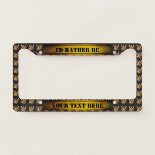 Create your own license plate frame