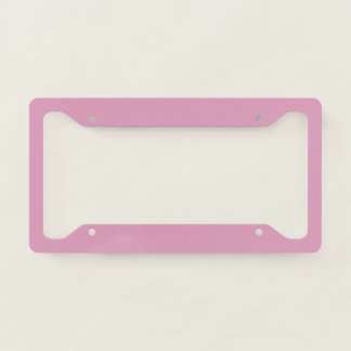 Create Your Own License Plate Frame