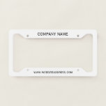 Create Your Own License Plate Frame at Zazzle