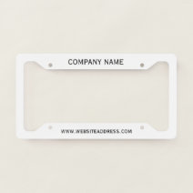 Style B License Plate Frame