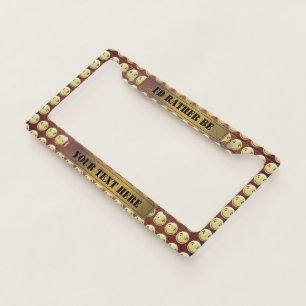 Create your own license plate frame