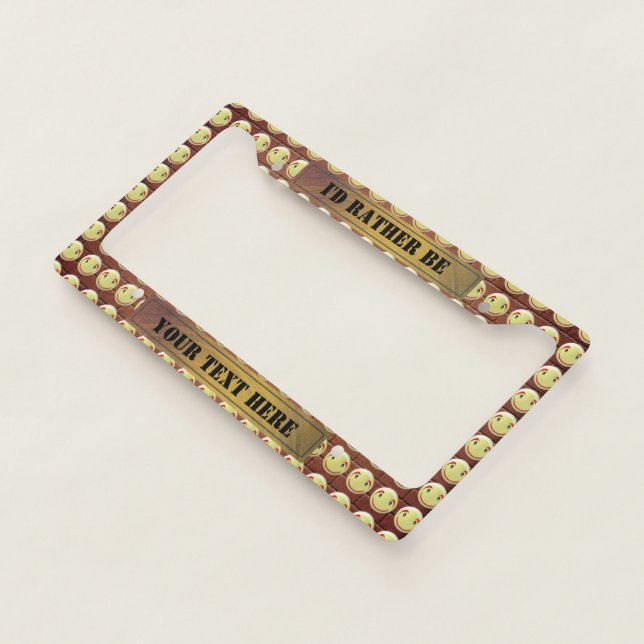 Create your own license plate frame (3/4)