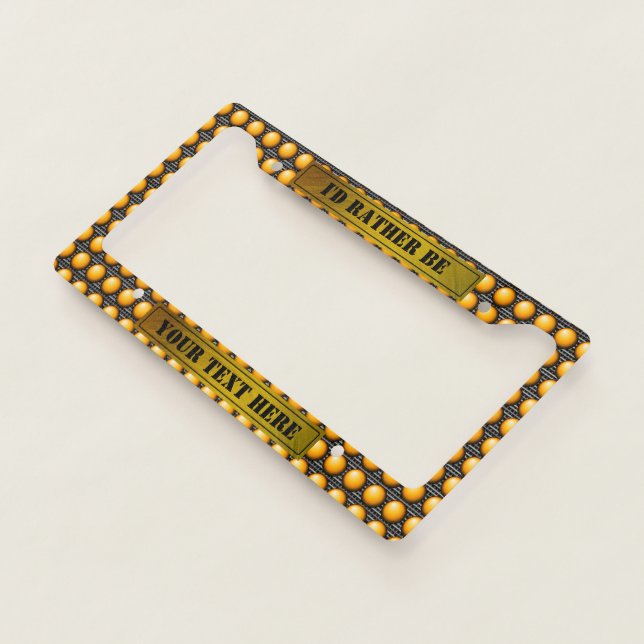 Create your own license plate frame (3/4)