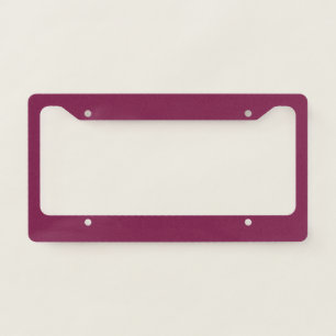 Create Your Own License Plate Frame