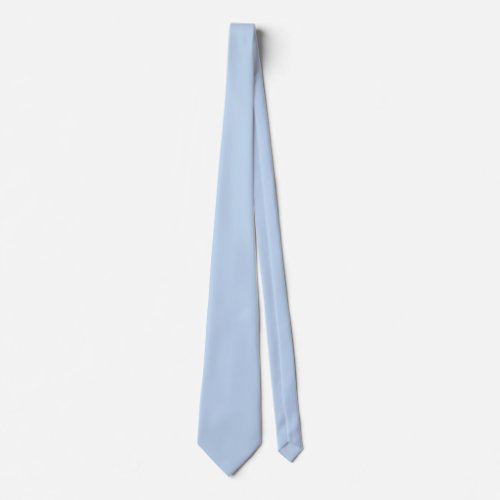 Create Your Own Light Blue Gray Color Template Neck Tie