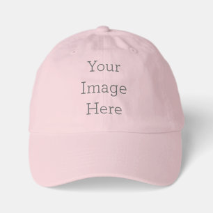Create Your Own Light Pink Youth Dad Hat