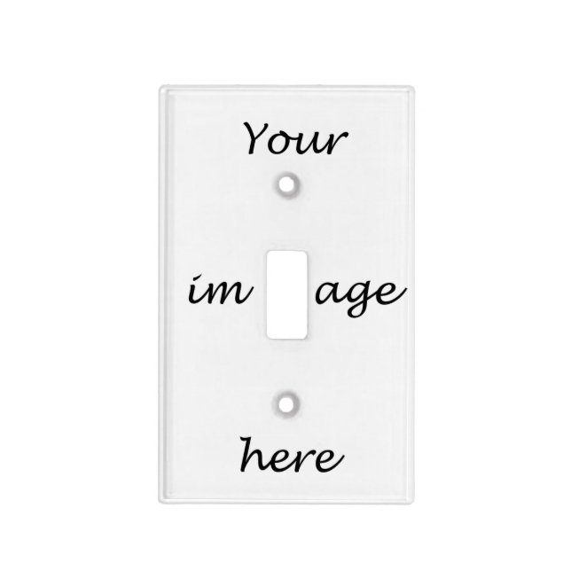 Create Your Own Light Switch Cover (Front)