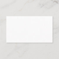 Matte Blank White Business Cards