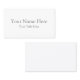 Create Your Own Light White Matte Business Cards