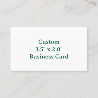 Create Your Own Light White Matte Business Cards