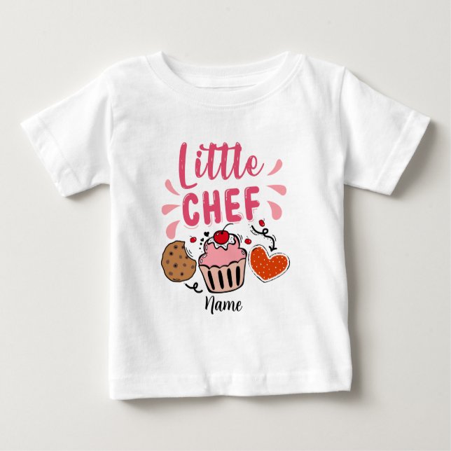 Create Your Own Little Chef Baby T-Shirt (Front)