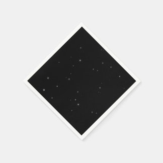 Create Your Own Little Stars Black Event Napkins