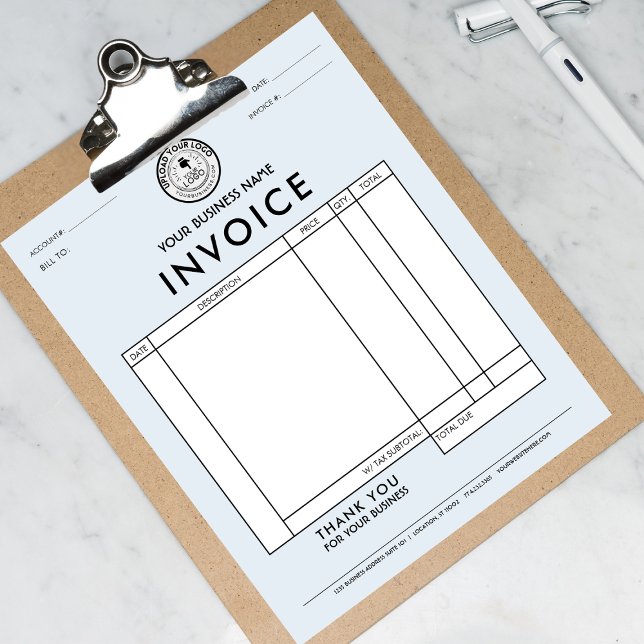 Create Your Own Logo Invoice Letterhead (Creator Uploaded)