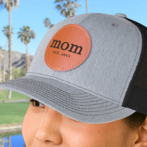 Create Your Own Logo Leather Patch Hat