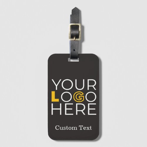 Create Your Own Logo Luggage Tag Business Template