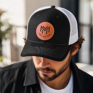 Create Your Own Logo Minimalist Promotional Leather Patch Hat