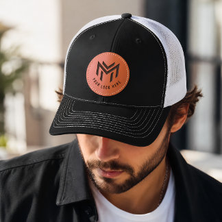 Create Your Own Logo Minimalist Promotional Leather Patch Hat