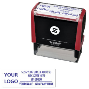 Create Your Own Logo Photo Address Stamp Template