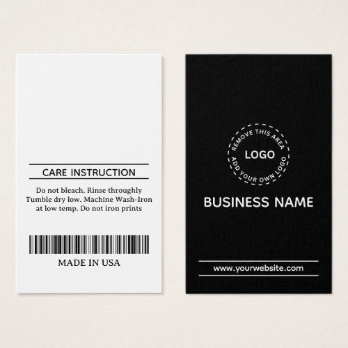 Create Your Own Logo Text and QR Code Price Tags