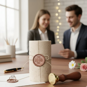 Create Your Own Logo Text Business Wax Seal Stamp