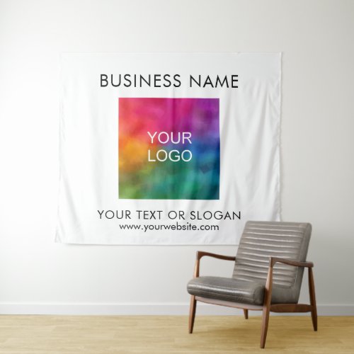 Create Your Own Logo Text Party Event Seminar Tapestry