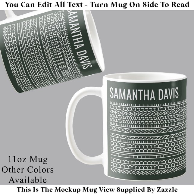 Create Your Own Long Hidden Message & Name 151WG Coffee Mug (Creator Uploaded)