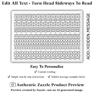 Create Your Own Long Hidden Message & Name Gray Magnet