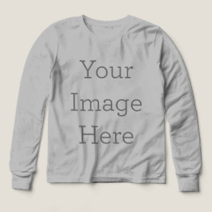 Create Your Own Long Sleeve Boy's Youth Tri-Blend Tri-Blend Shirts