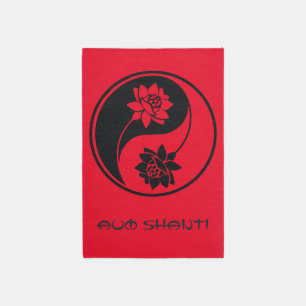 Create Your Own Lotus Yin Yang Symbol Rug