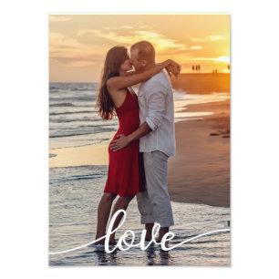 Create Your Own Love Couple Photo Enlargement Print