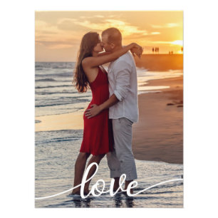 Create Your Own Love Couple Photo Enlargement Print