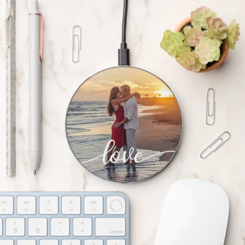 Create Your Own Love Romantic Photo  Wireless Charger