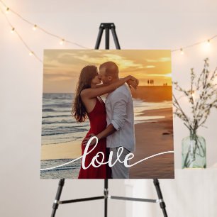Create Your Own Love Script Romantic Couple Photo Foam Board