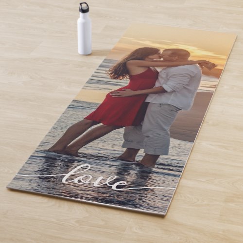 Create Your Own Love Script Romantic Couple Photo Yoga Mat