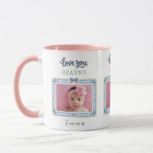 Create Your Own Love You Granny Photo Cute Preppy Mug