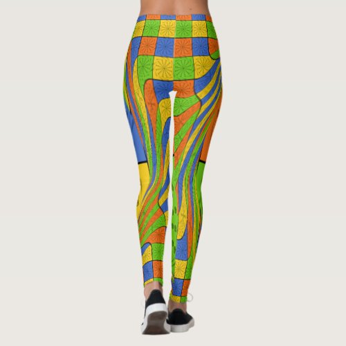 Create your own lovely Egyptian multi color design Leggings