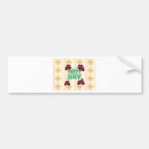 Create Your Own Lovely Happy Saint Patricks Day Bumper Sticker