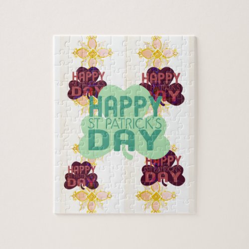 Create Your Own Lovely Happy Saint Patricks Day Jigsaw Puzzle