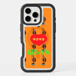 Create your own lovely Orange Xoxo iPhone Case