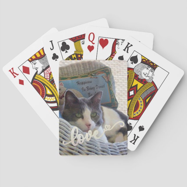 Create Your Own Loving Pet   Poker Cards (Back)