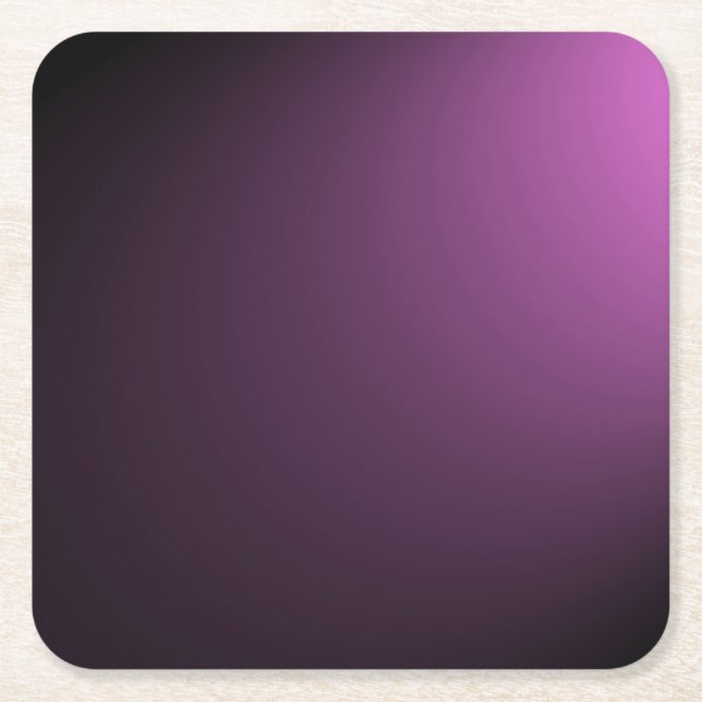 Create Your Own Low Lights Background - Pink Square Paper Coaster (Front)