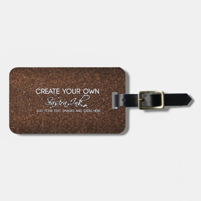 Create Your Own Luggage Tag (Front Horizontal)