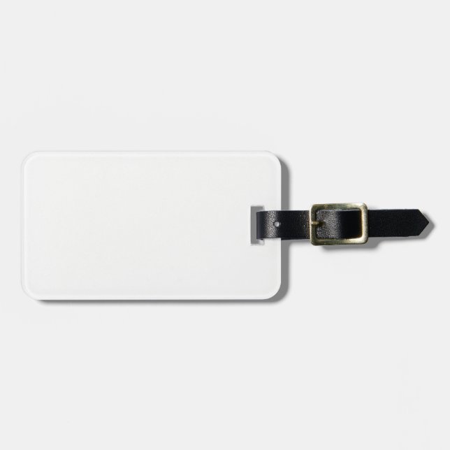 Create Your Own Luggage Tag (Front Horizontal)