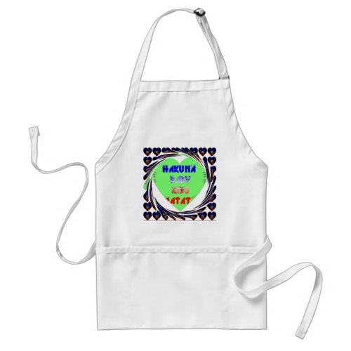 Create Your Own Luminous Hearts Baby Kid Design Adult Apron