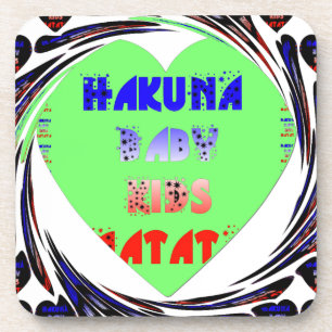 Create Your Own Luminous Hearts Baby Kid Design Coaster
