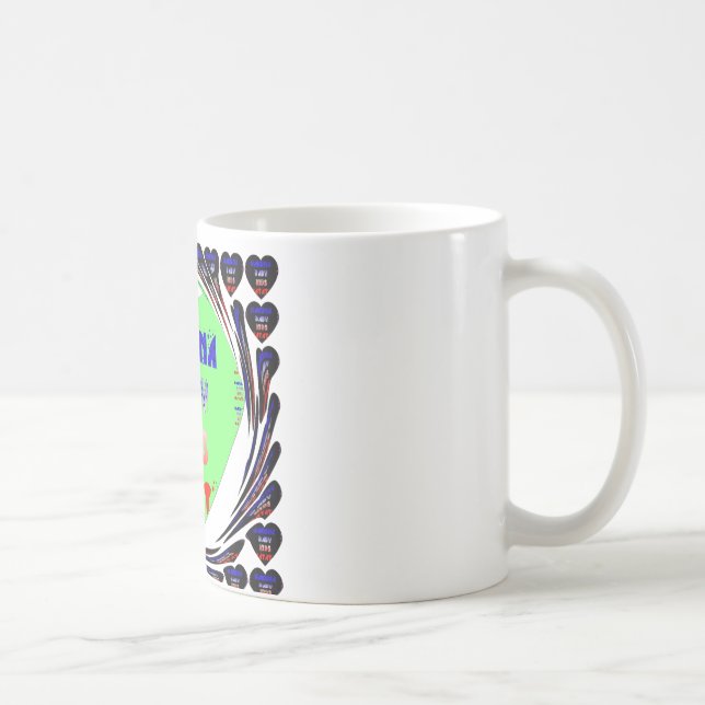 Create Your Own Luminous Hearts Baby Kid Design Coffee Mug (Right)
