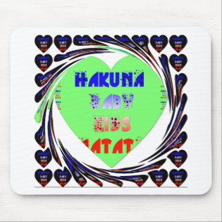 Create Your Own Luminous Hearts Baby Kid Design Mouse Pad