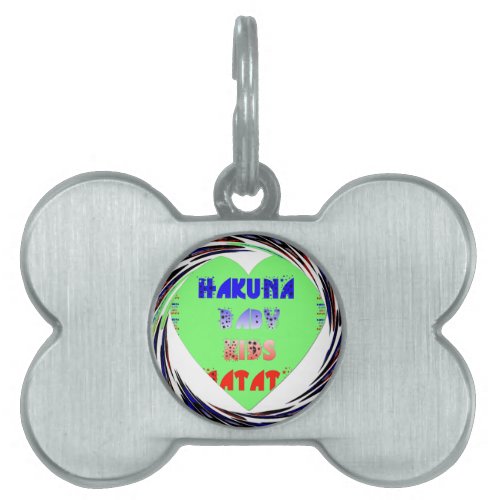 Create Your Own Luminous Hearts Baby Kid Design Pet ID Tag