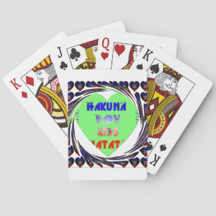 Create Your Own Luminous Hearts Baby Kid Design Poker Cards