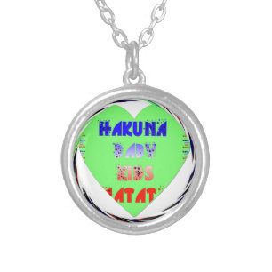 Create Your Own Luminous Hearts Baby Kid Design Silver Plated Necklace